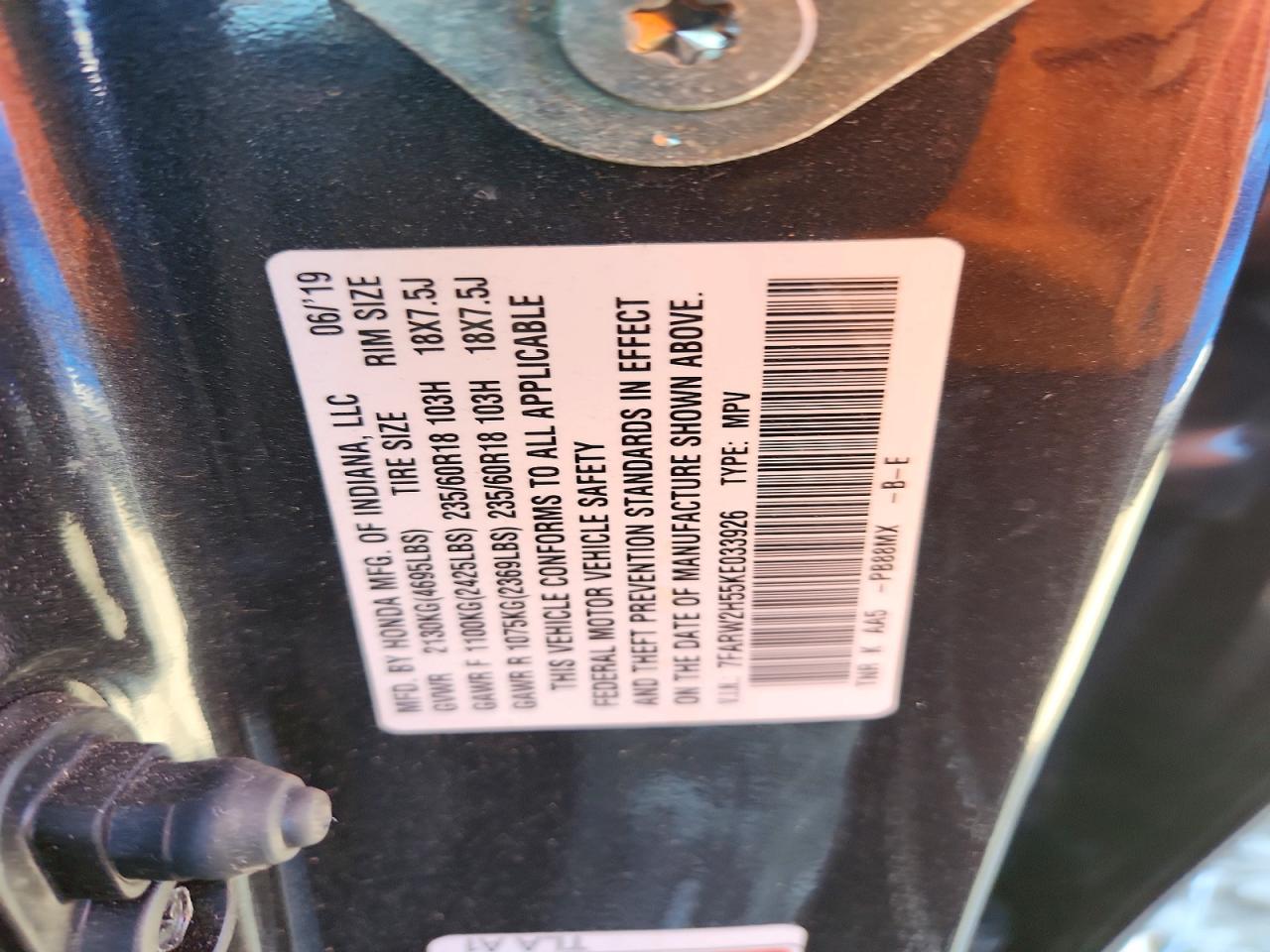 Honda Crv Ex