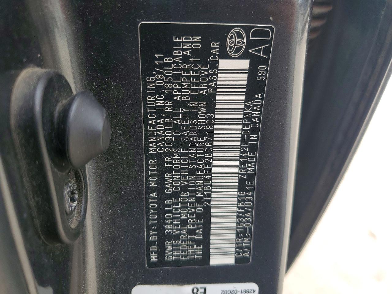 Toyota Corolla Le