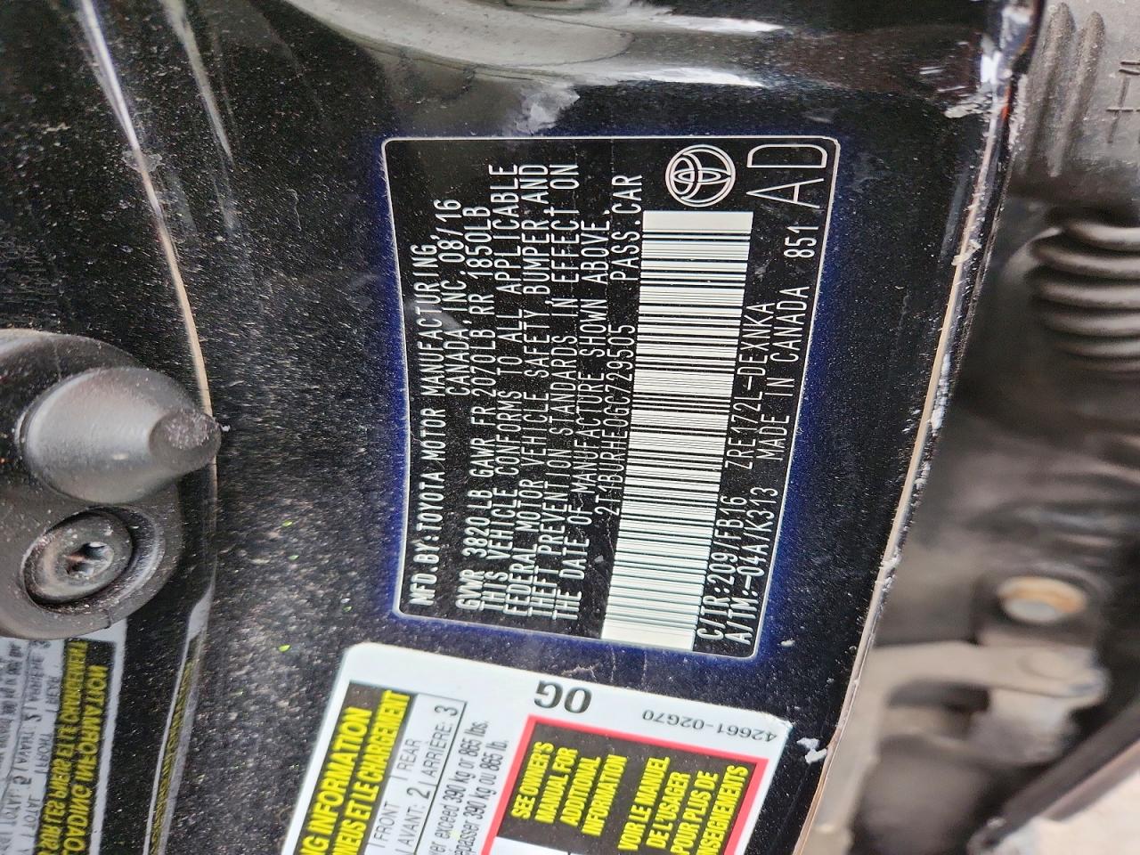 Toyota Corolla Le Plus
