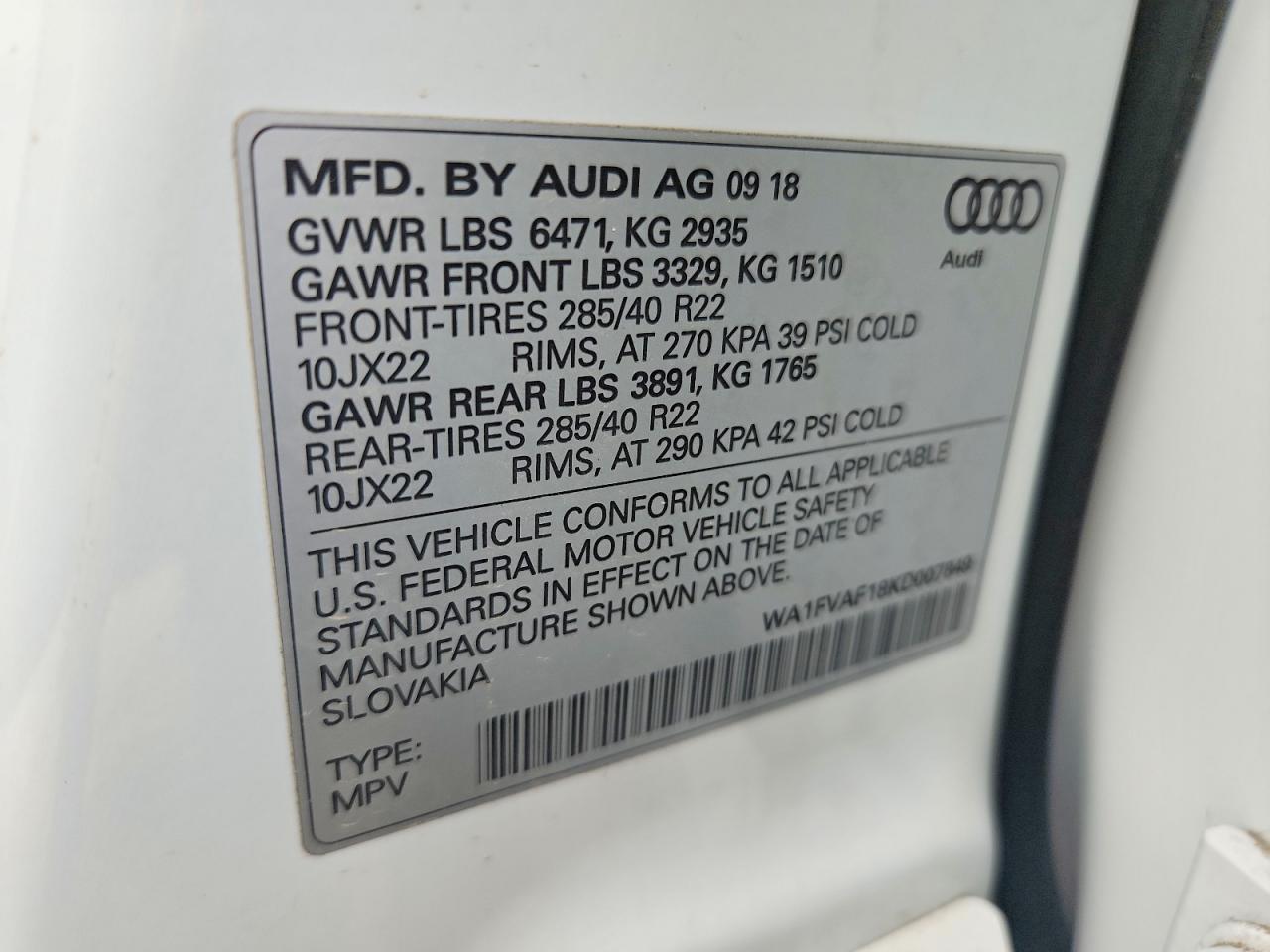 Audi Q8 Prestige S-line