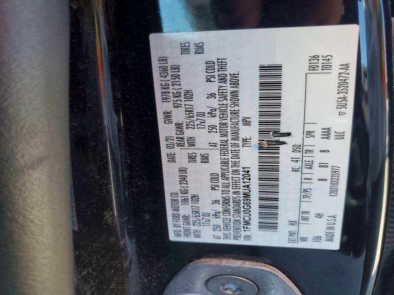 Ford Escape Se