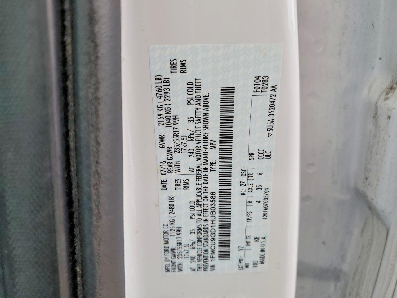 Ford Escape Se