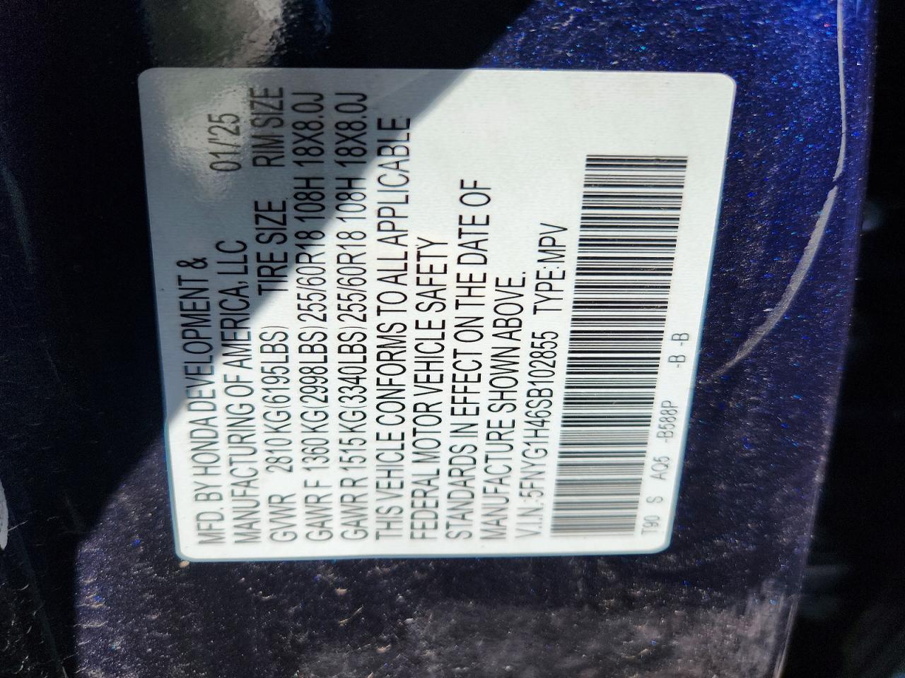 Honda Pilot Exl