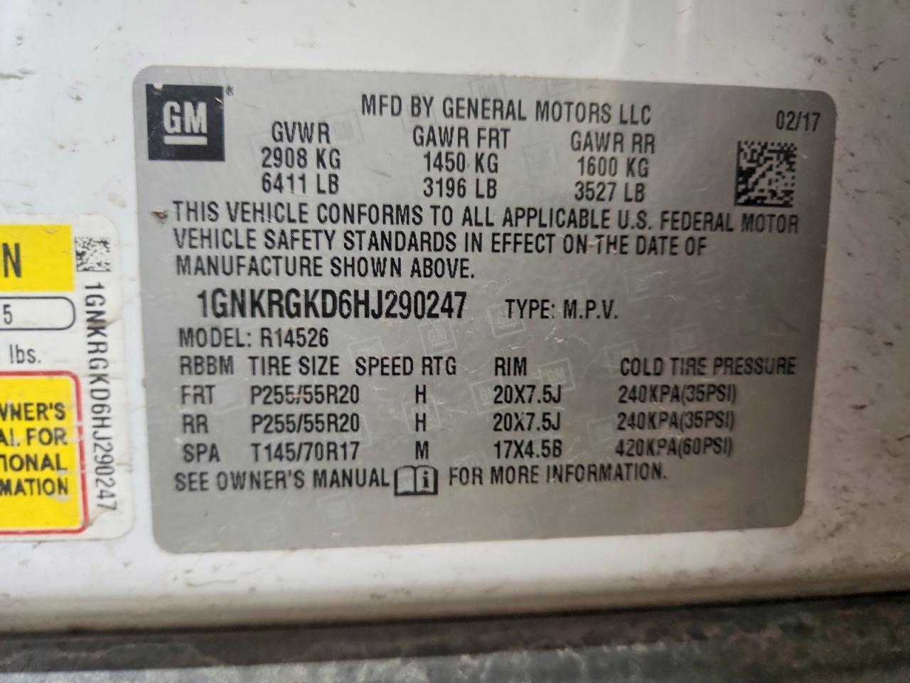 Chevrolet Traverse Lt