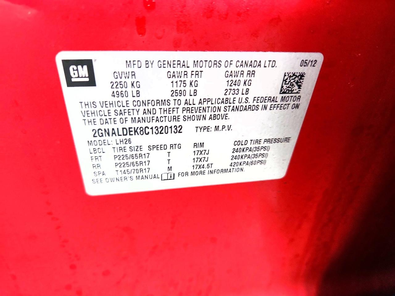 Chevrolet Equinox Lt