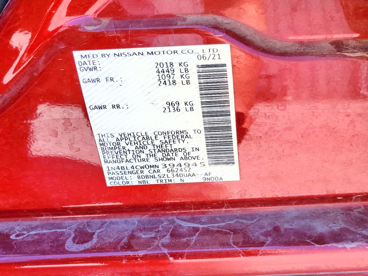 Nissan Altima Sr