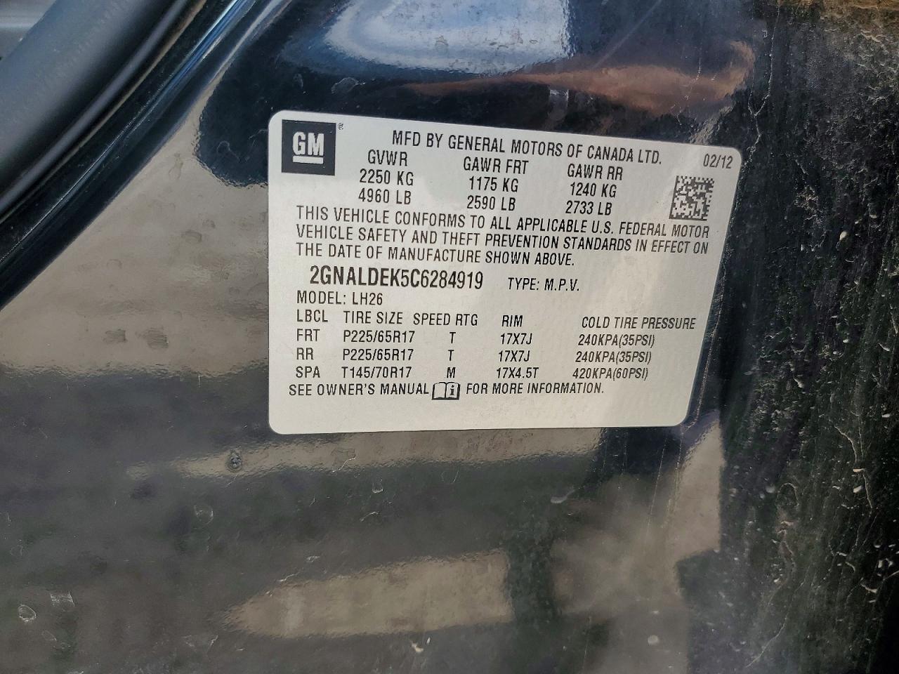 Chevrolet Equinox Lt