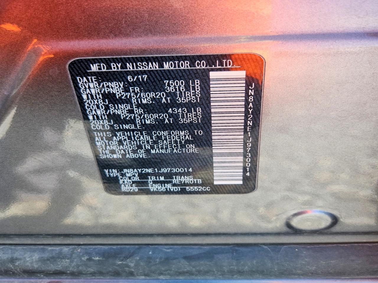 Nissan Armada Platinum