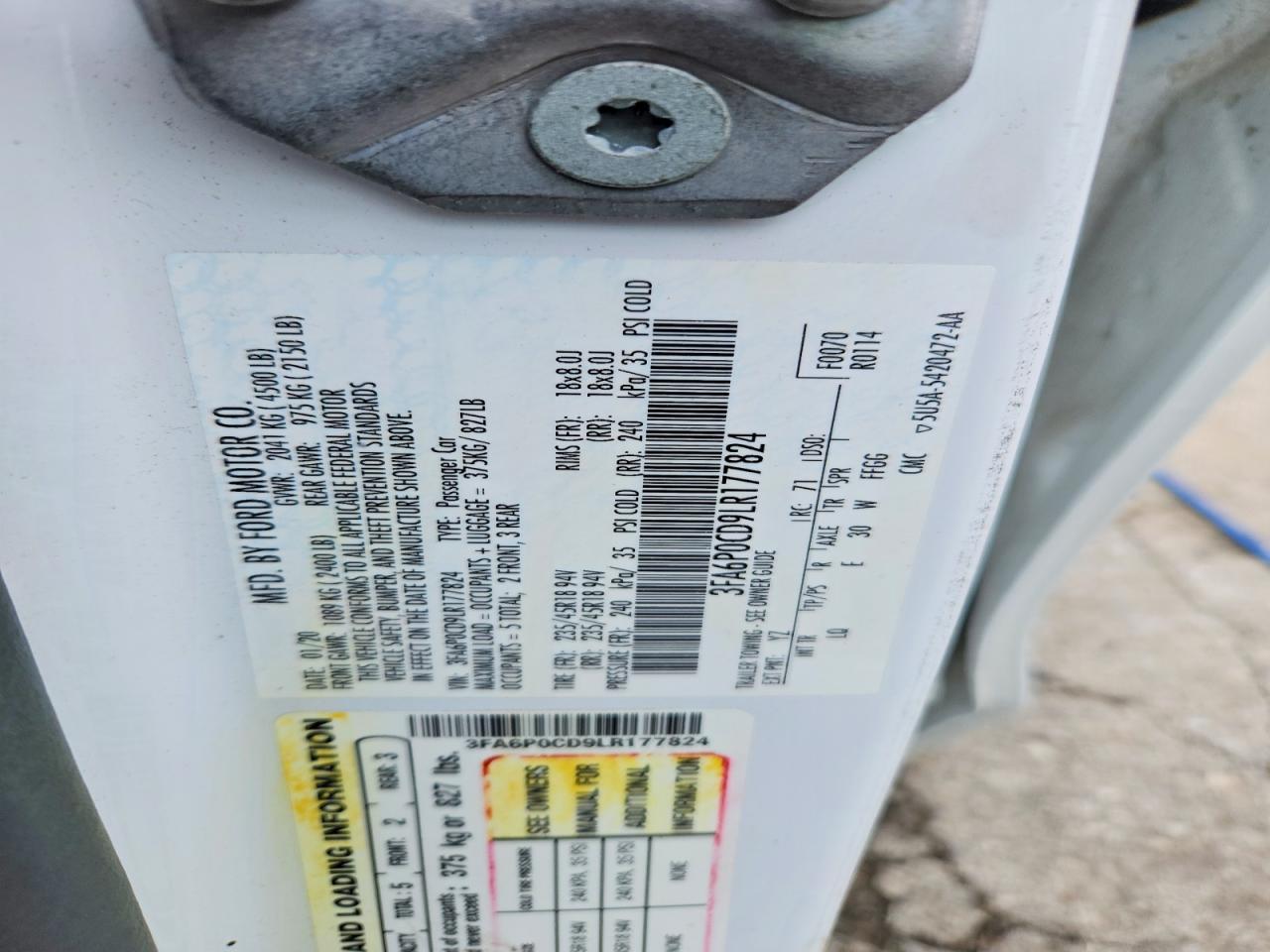 Ford Fusion Sel