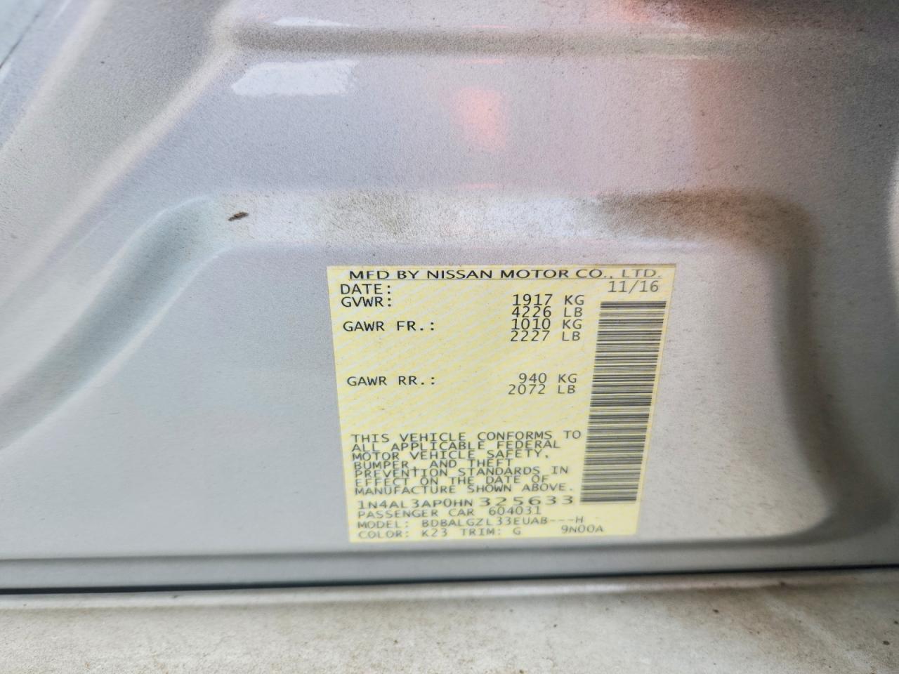 Nissan Altima 2.5 S