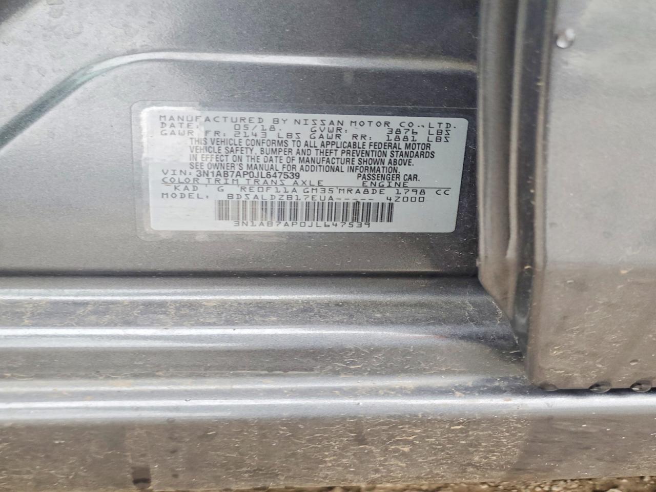 Nissan Sentra Sv