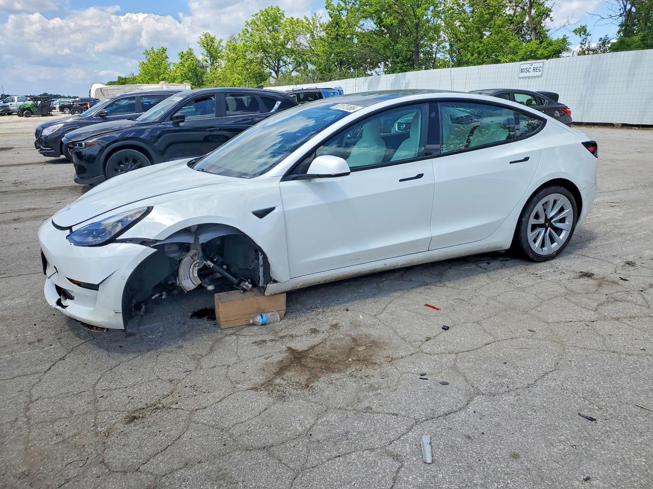 Salvage Tesla Model 3 Image