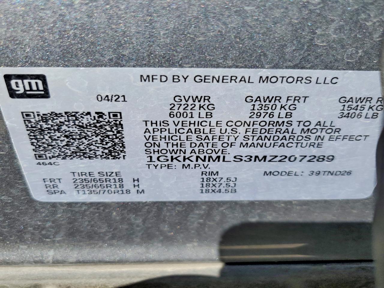 GMC Acadia Slt