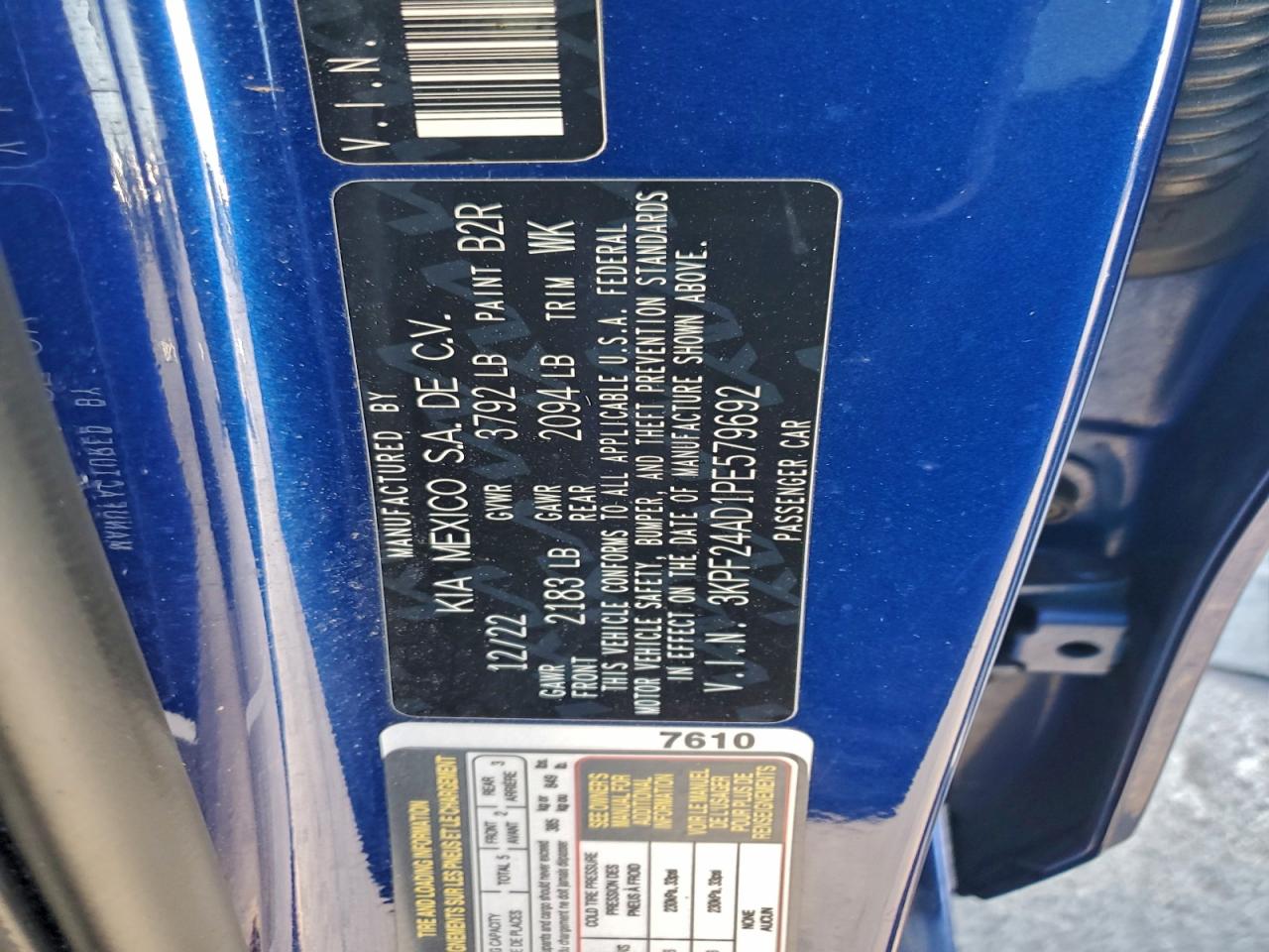 Kia Forte Lx