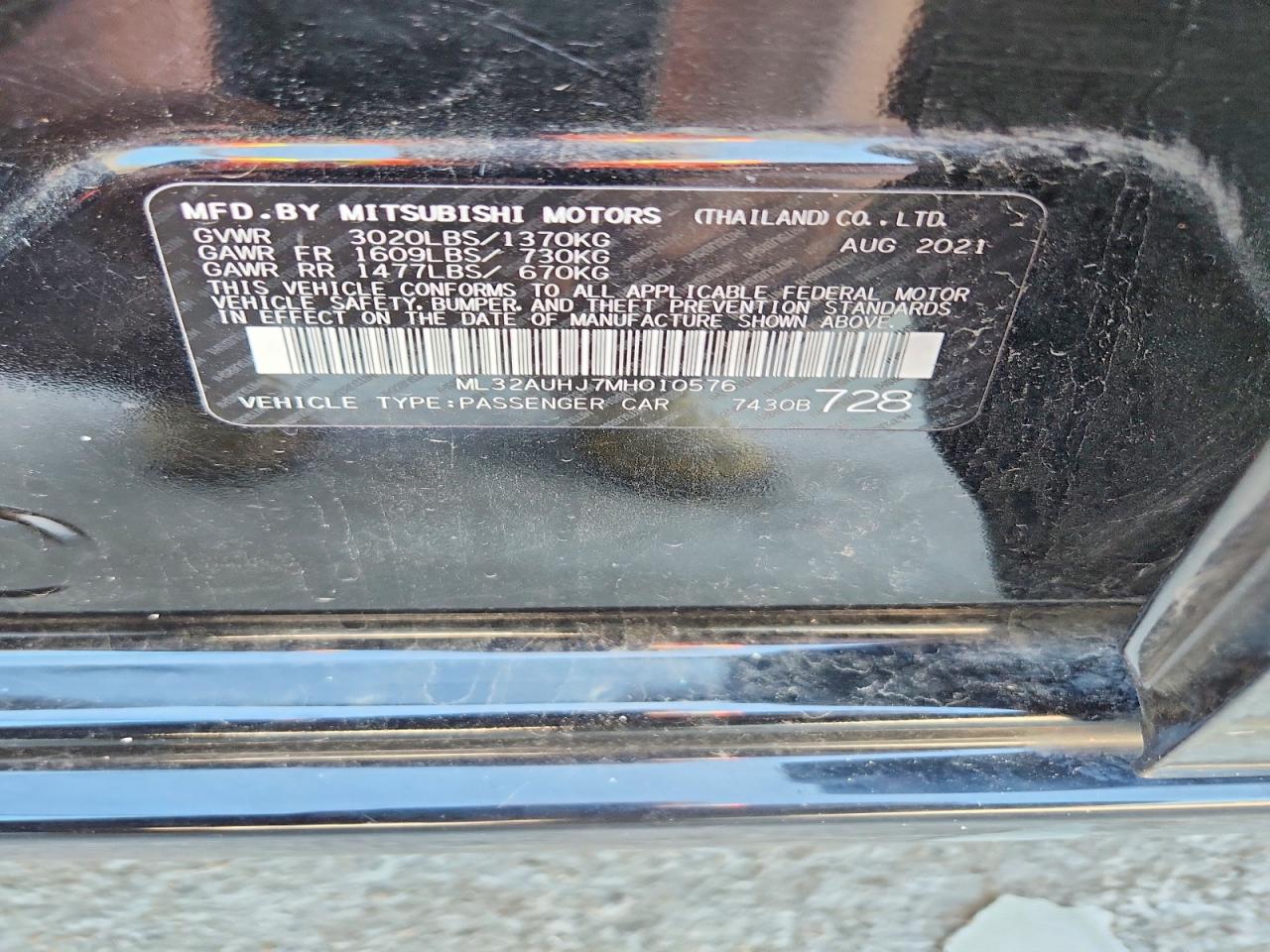 Mitsubishi Mirage Es
