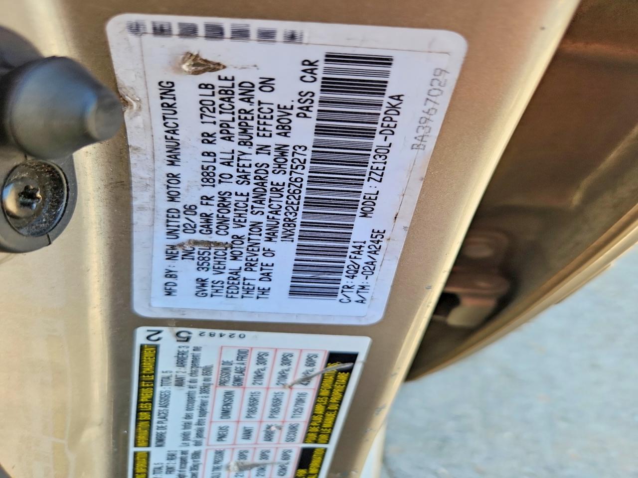 Toyota Corolla Ce
