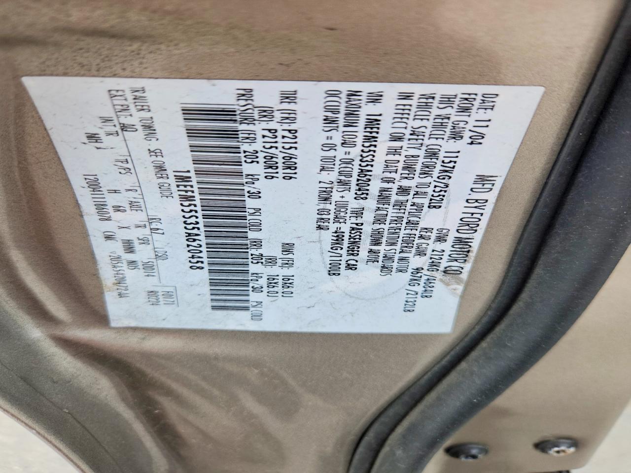 Mercury Sable Ls Premium