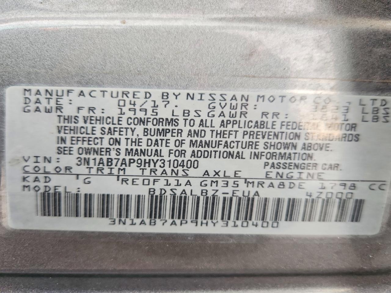 Nissan Sentra S