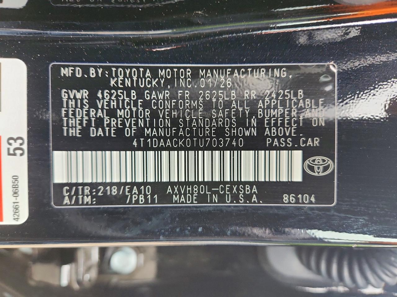 Toyota Camry Se