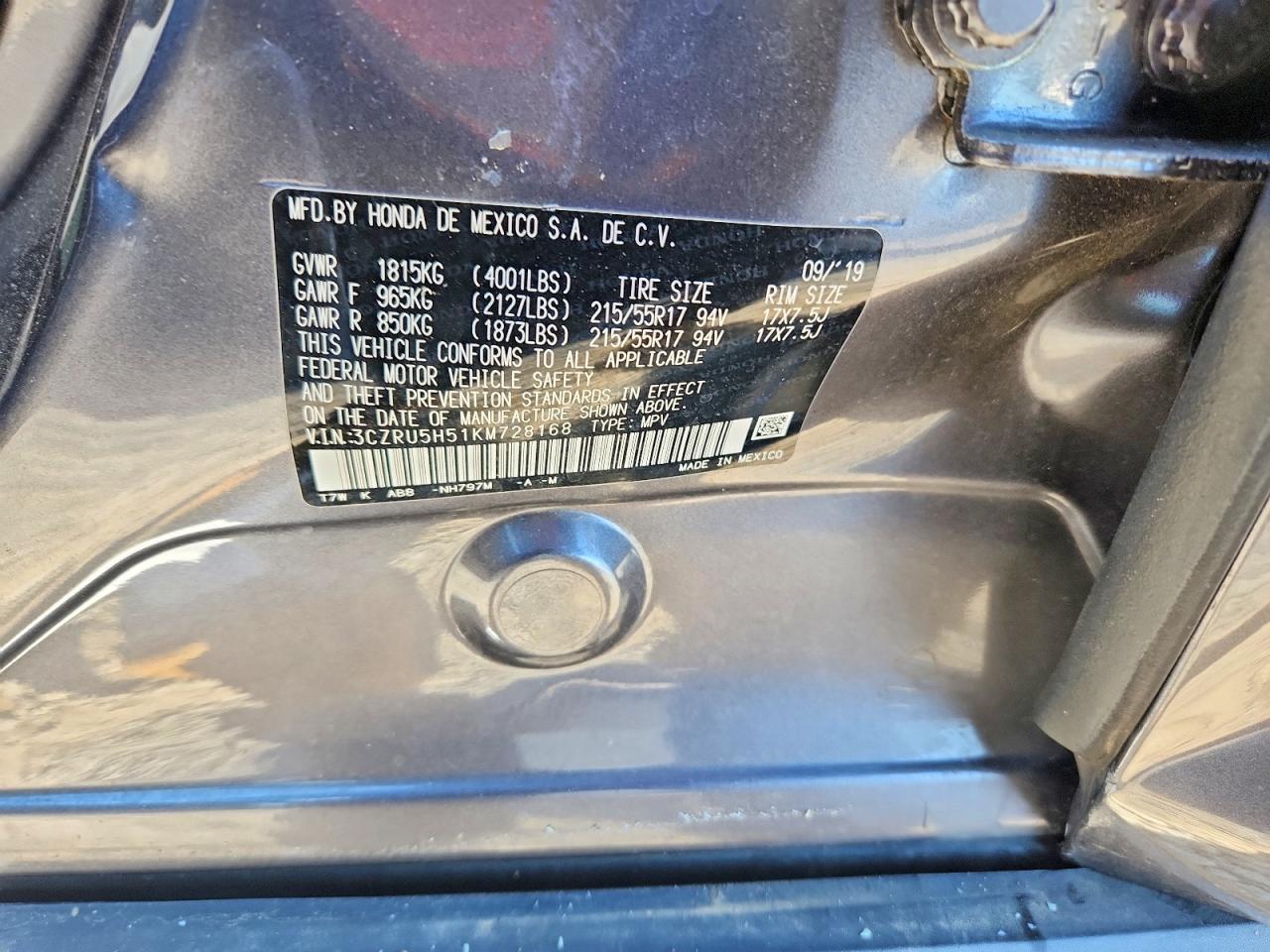 Honda HR-V Ex