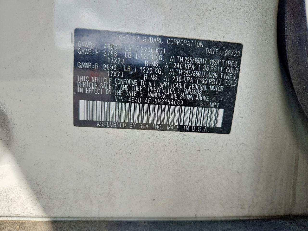 Subaru Outback Premium