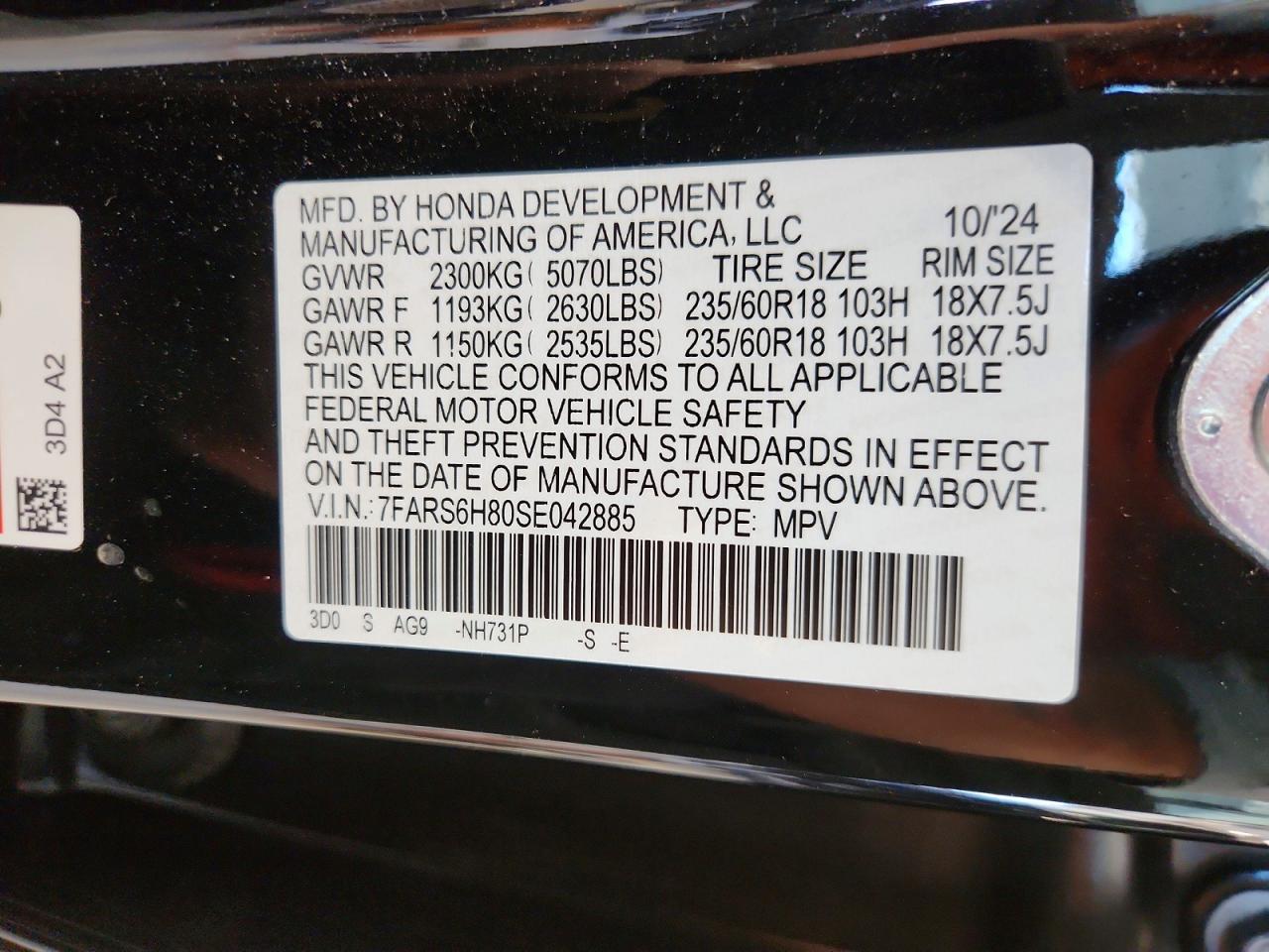 Honda Crv Sport-l