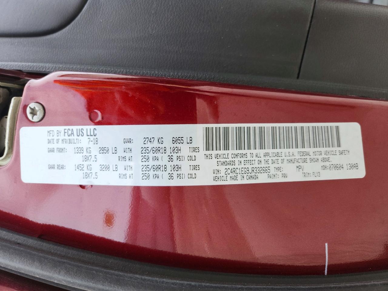 Chrysler Pacifica Touring L Plus