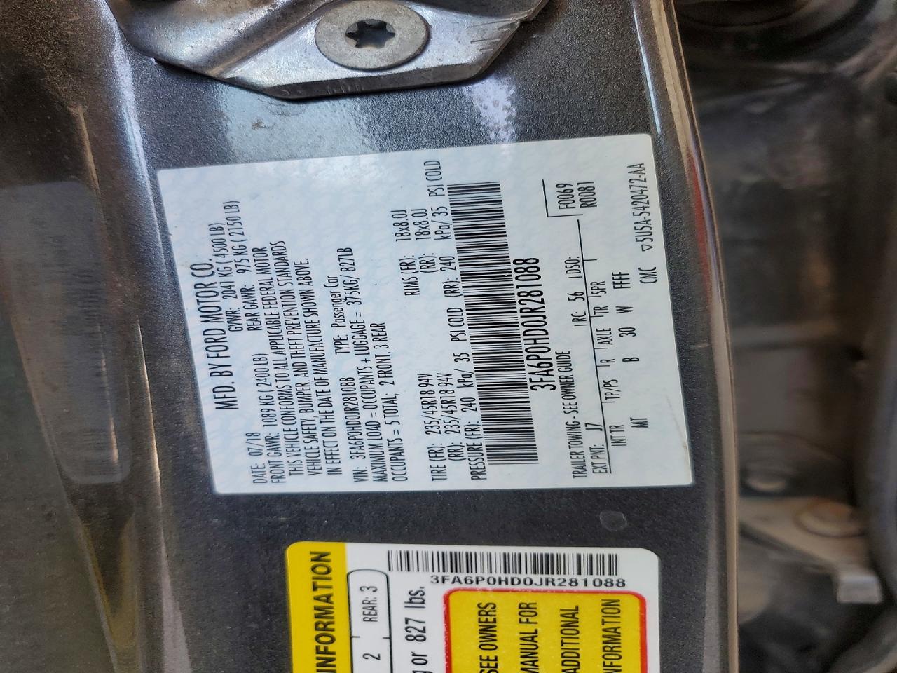 Ford Fusion Se