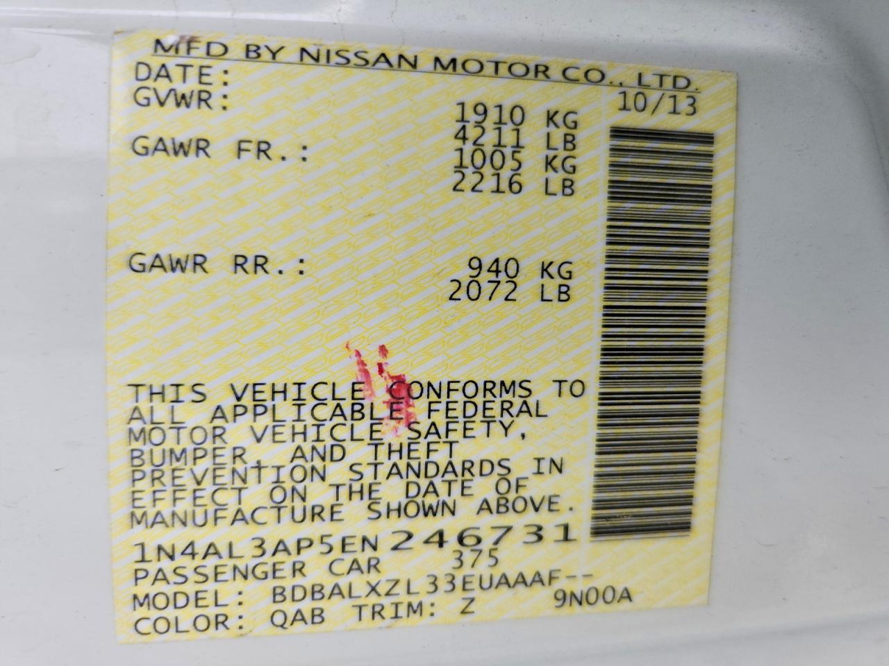 Nissan Altima 2.5 Sl