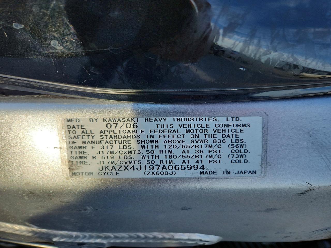 Kawasaki Zx J1
