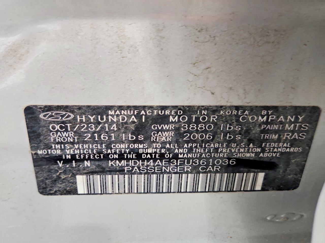 Hyundai ELANTRA Se