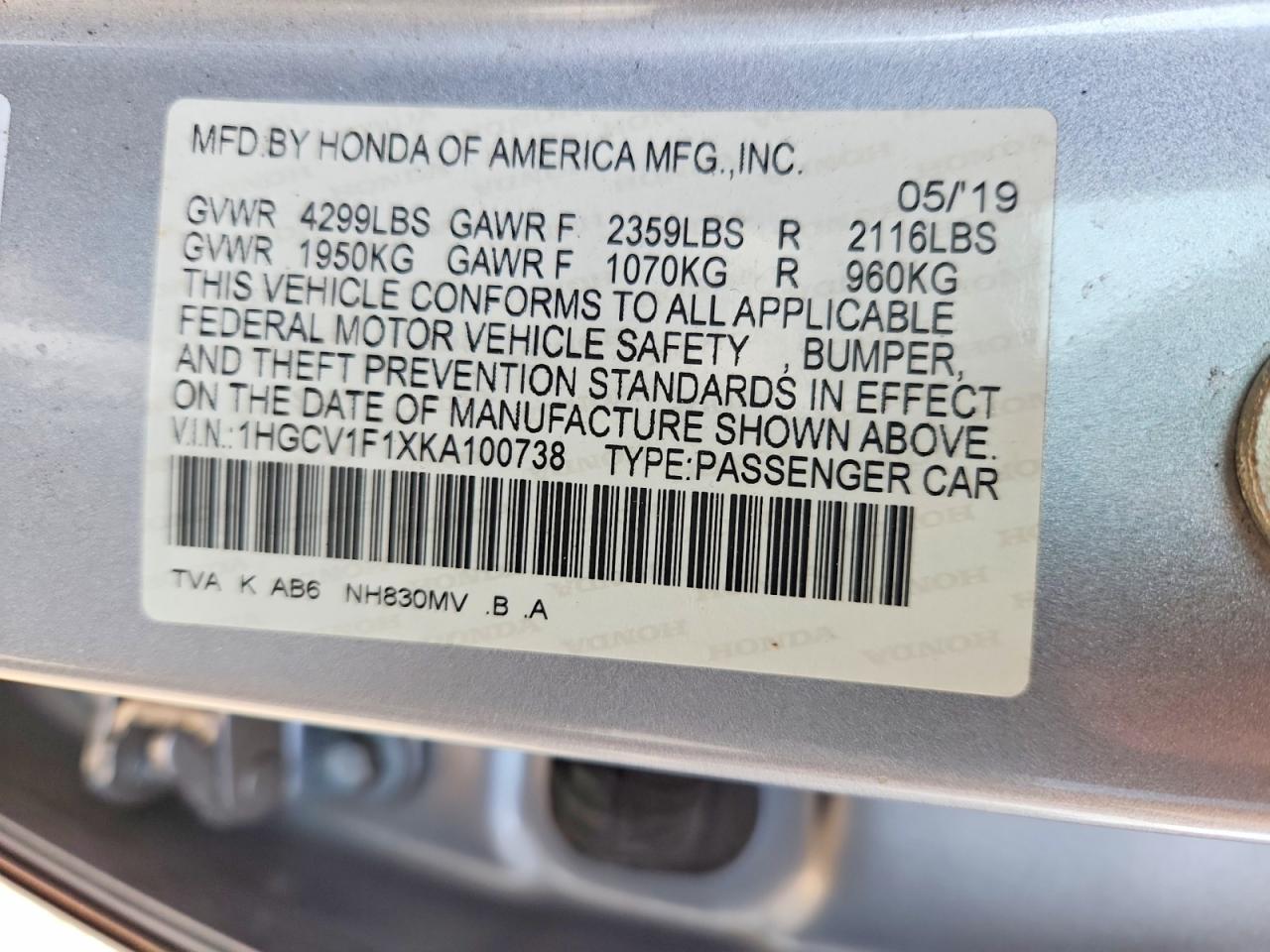 Honda Accord Lx