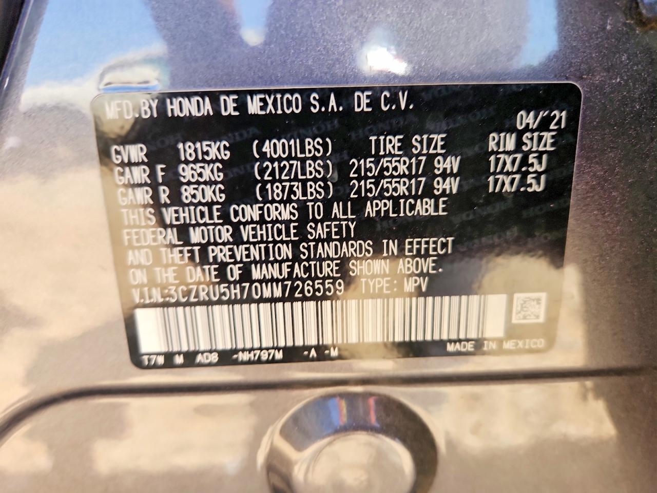 Honda HR-V Exl
