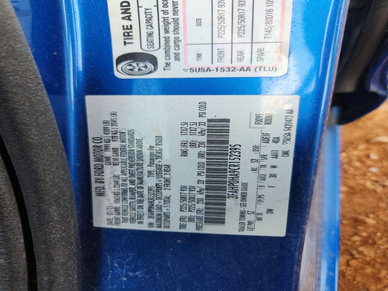 Ford Fusion Se