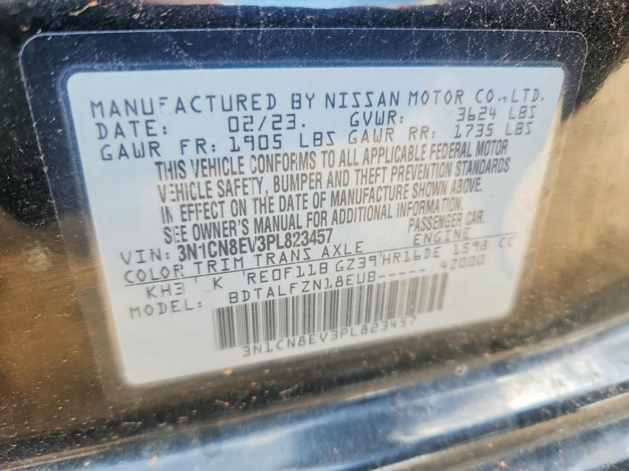 Nissan Versa Sv