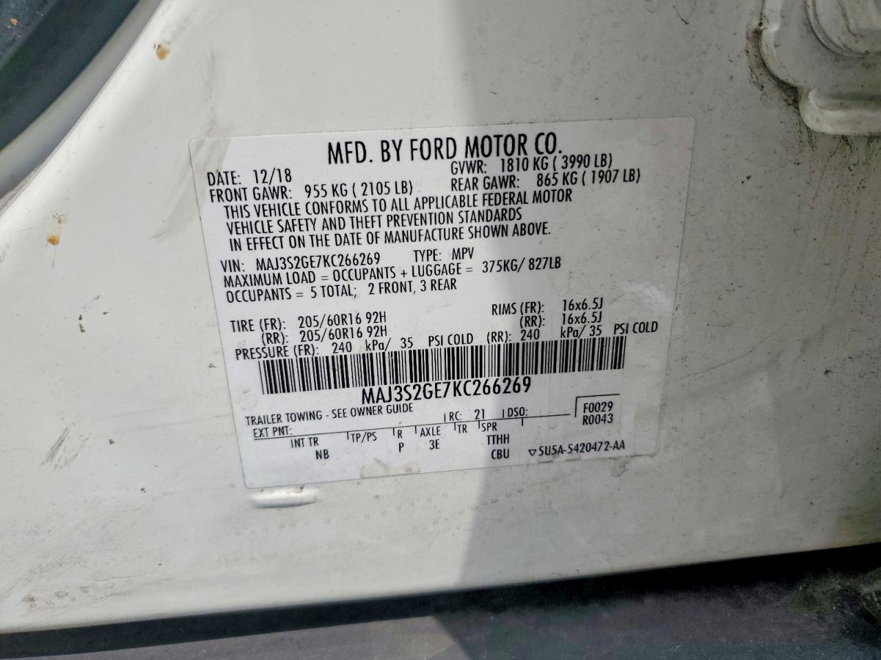Ford EcoSport Se