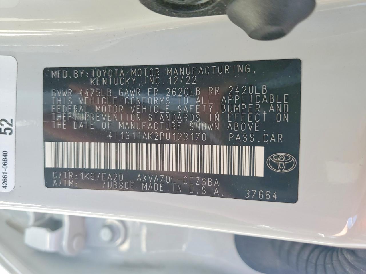 Toyota Camry Se