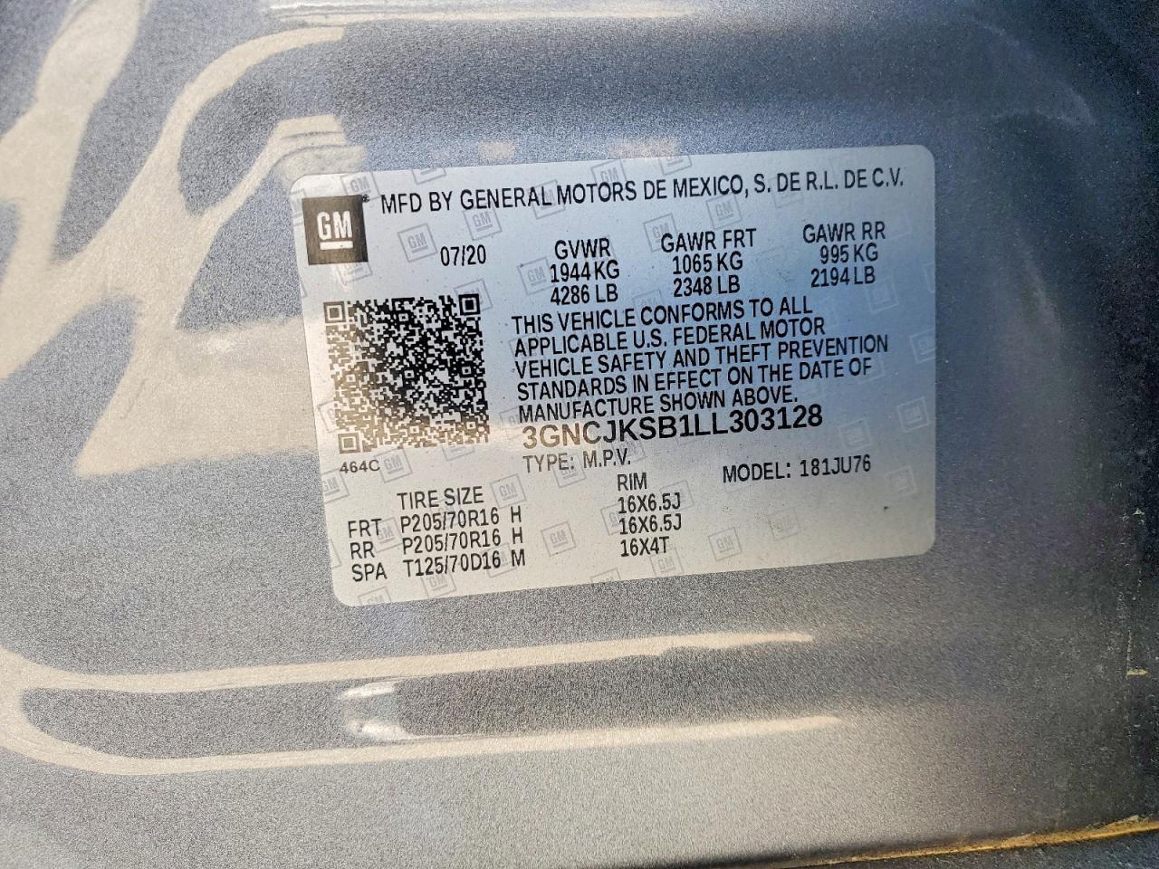 Chevrolet Trax Ls