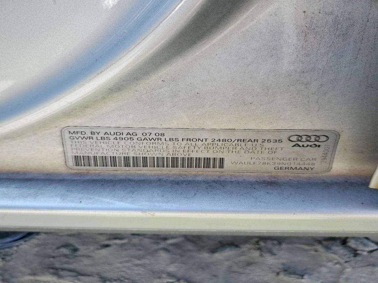 Audi A4 2.0t Quattro