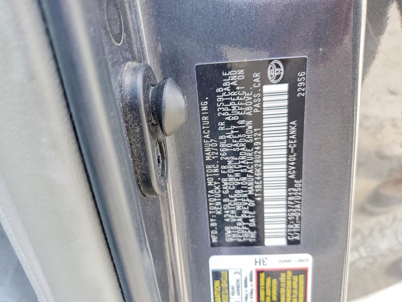 Toyota Camry Le