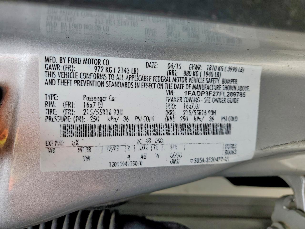 Ford Focus Se