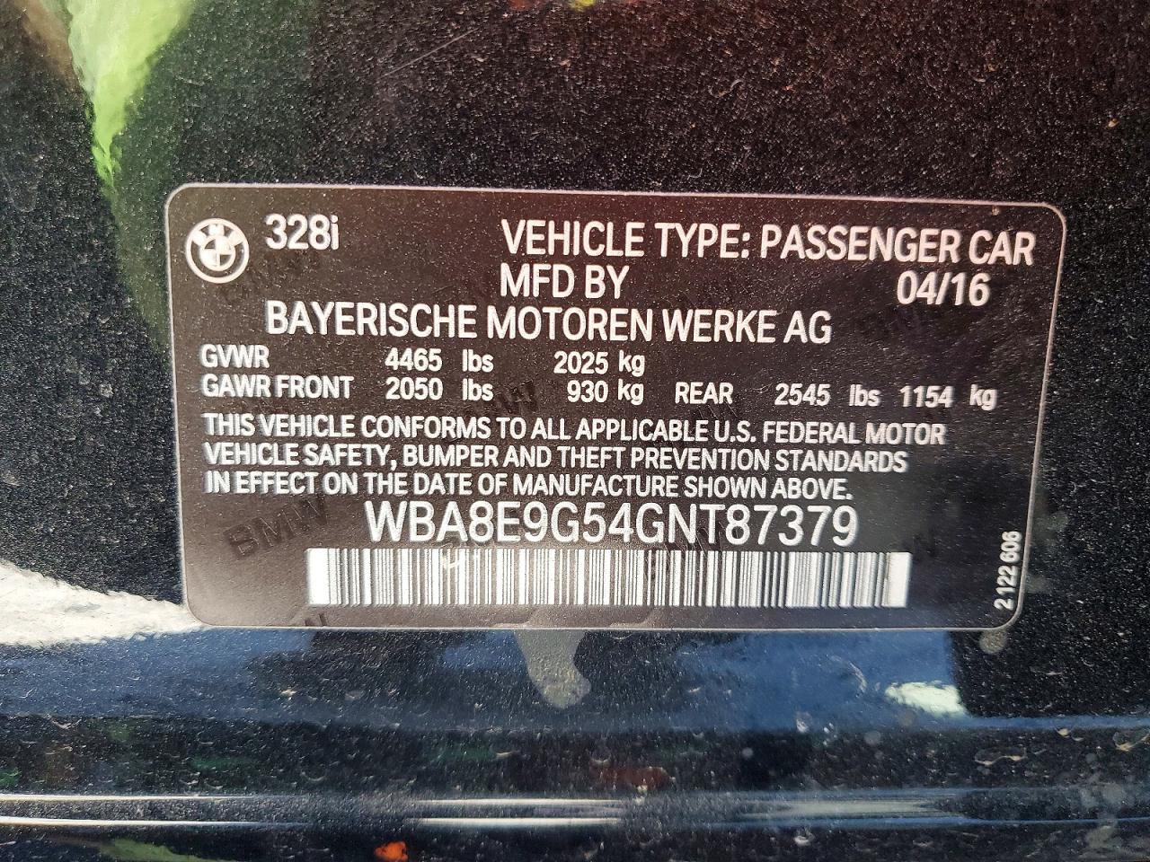 BMW 3 Series I Sulev