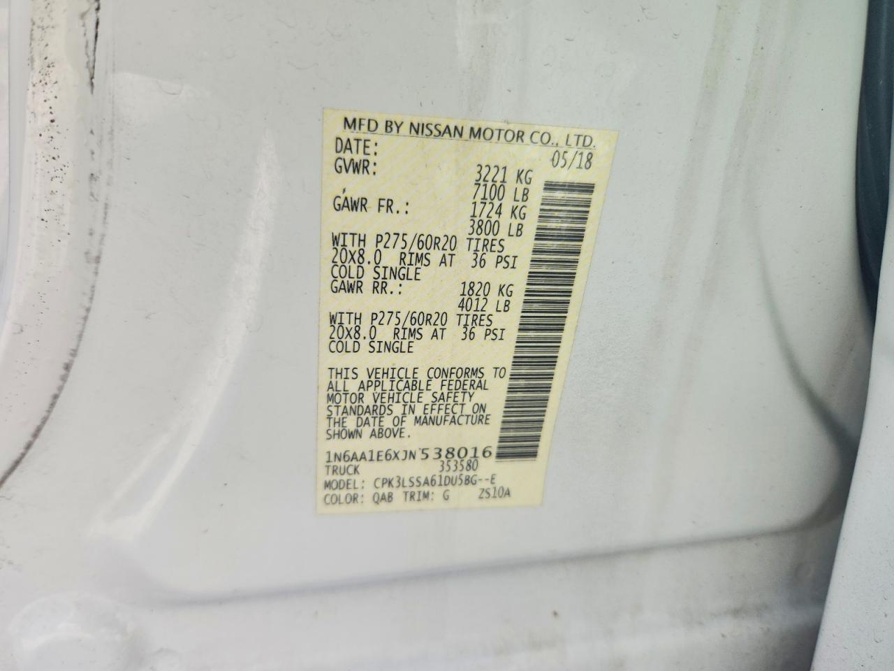 Nissan Titan Sv