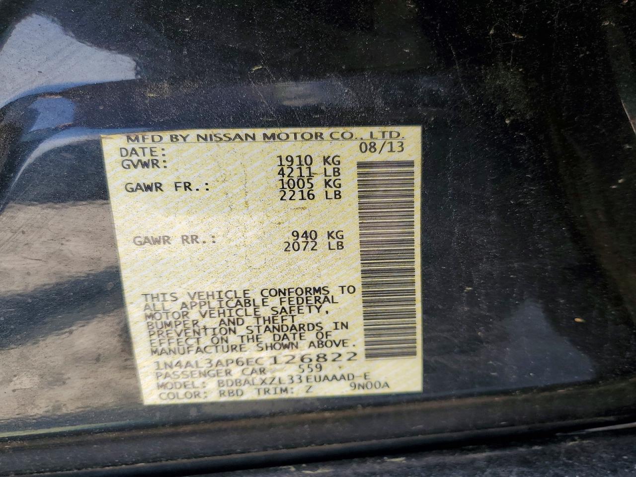 Nissan Altima 2.5 Sl