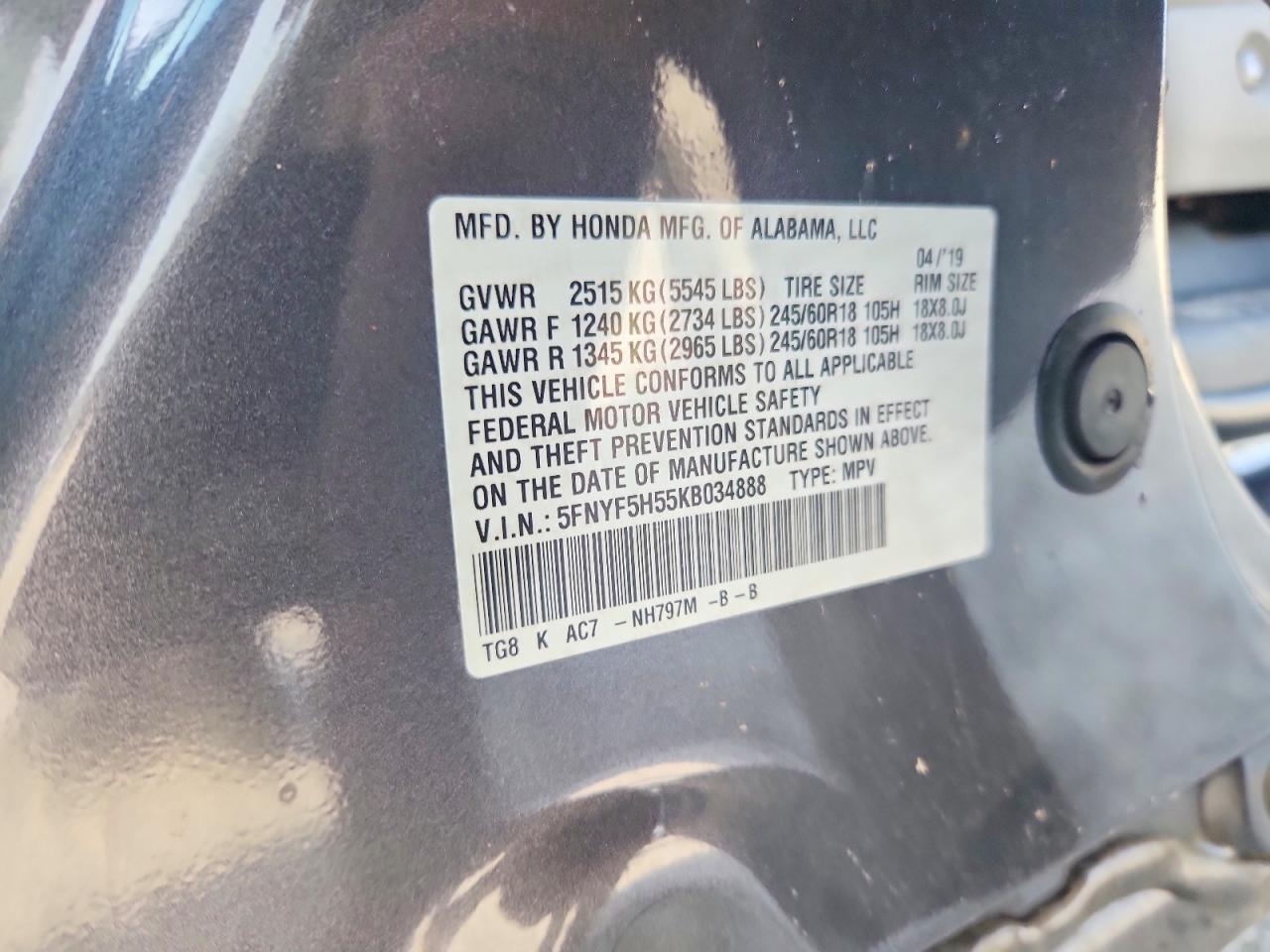 Honda Pilot Exl