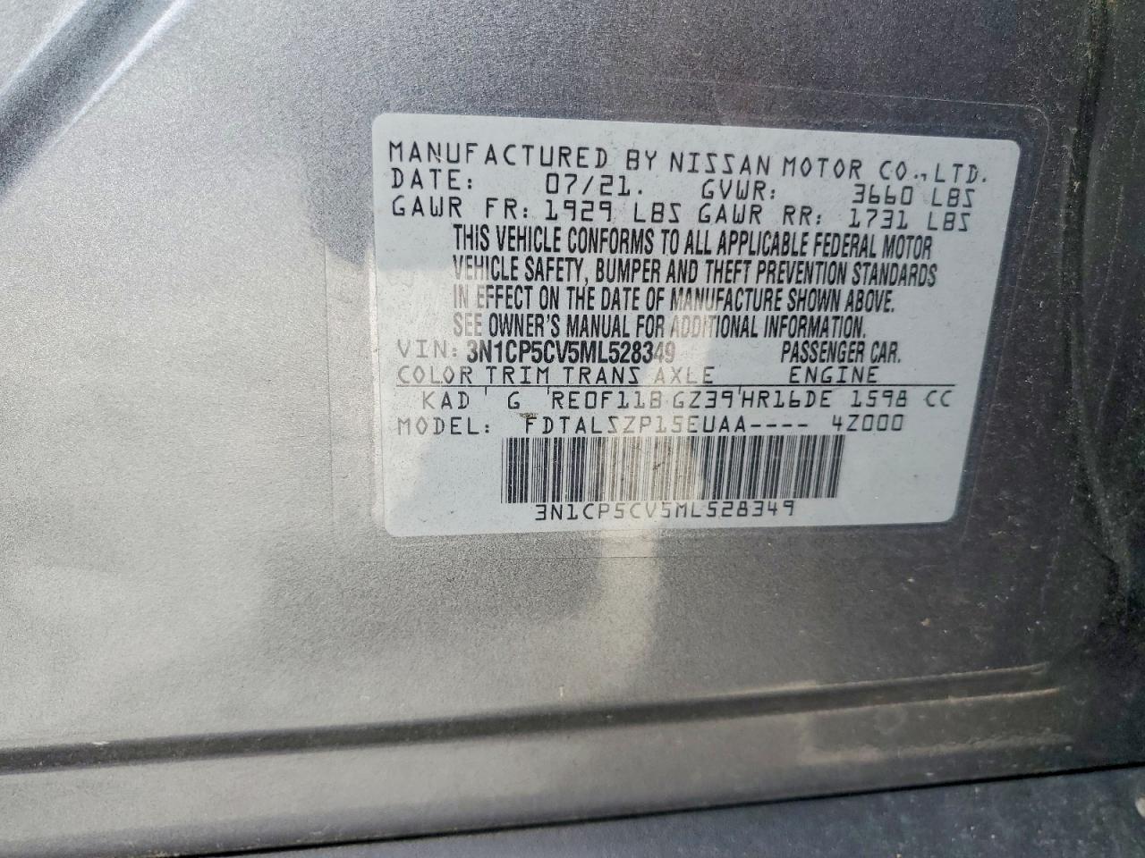 Nissan Kicks Sv