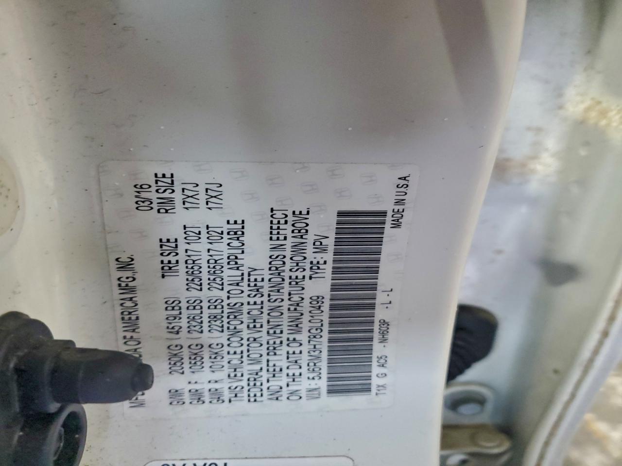Honda Crv Exl