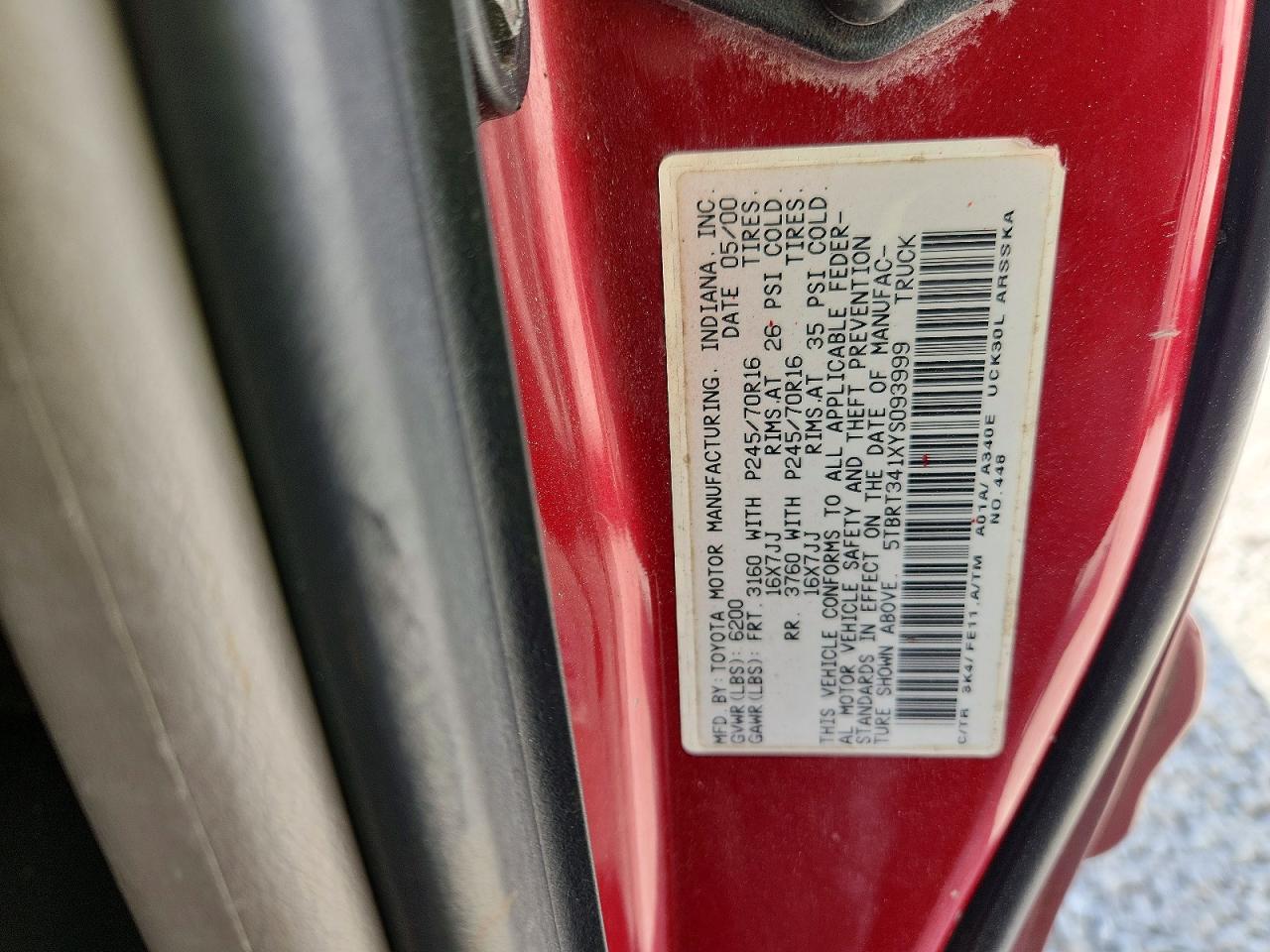 Toyota Tundra Sr5
