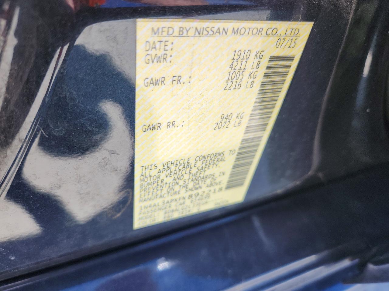 Nissan Altima 2.5 S