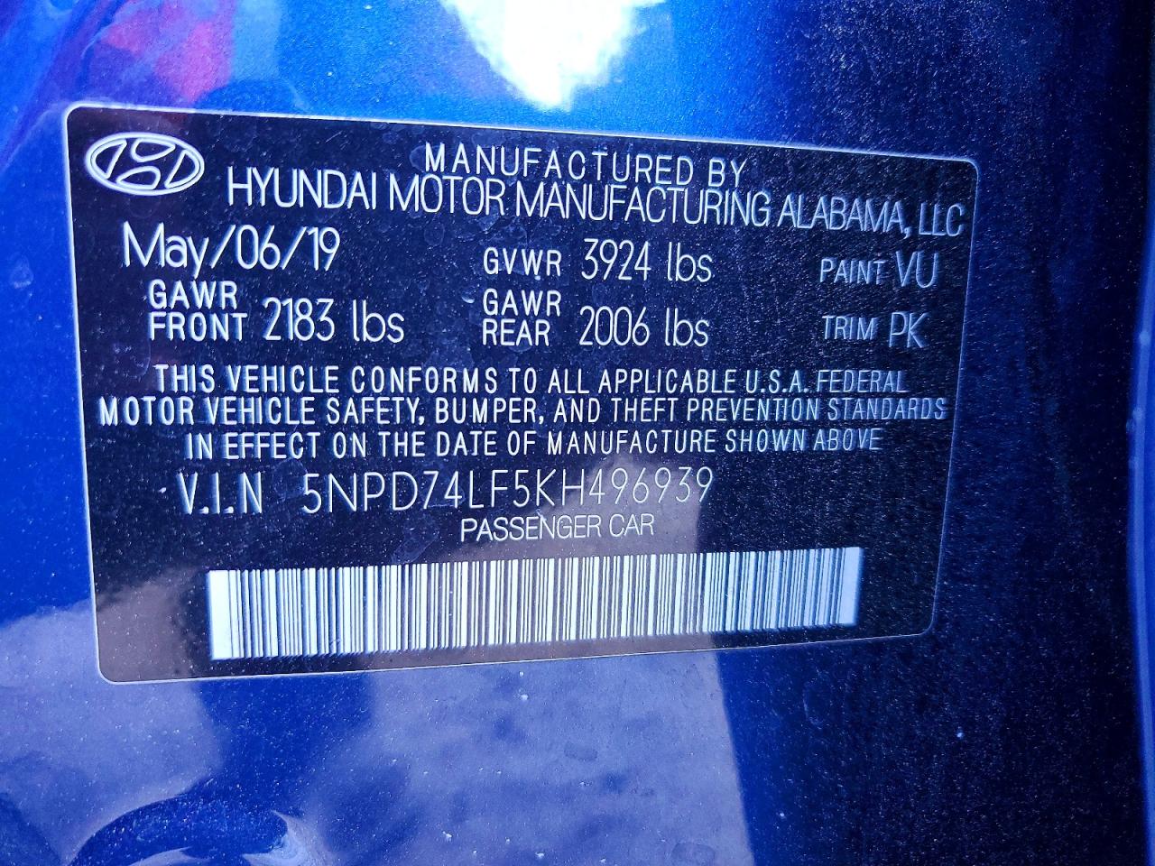 Hyundai ELANTRA Se